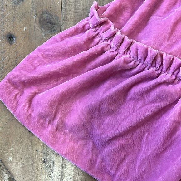 Janie and jack pink velvet tiered maxi dress - Picture 4 of 9